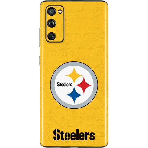 NFL Pittsburgh Steelers - Alternate Distressed Galaxy S20 Fan Edition Skin