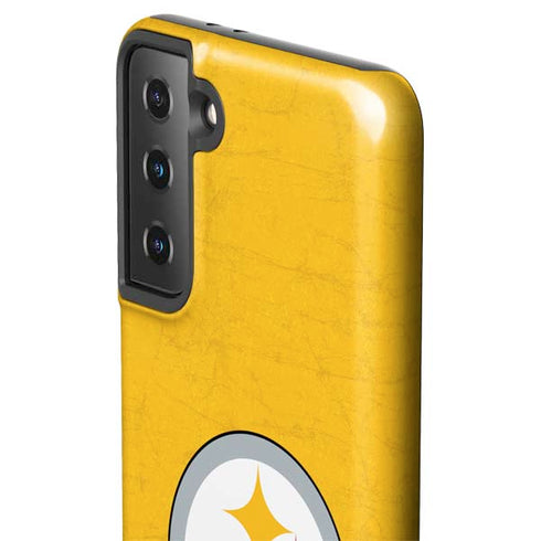 NFL Pittsburgh Steelers - Alternate Distressed Galaxy S21 Plus 5G Pro Case