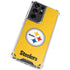 NFL Pittsburgh Steelers - Alternate Distressed Galaxy S21 Ultra 5G Clear Case