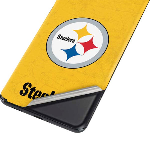 NFL Pittsburgh Steelers - Alternate Distressed Galaxy S21 Ultra 5G Skin