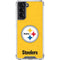 NFL Pittsburgh Steelers - Alternate Distressed Galaxy S22 Clear Case