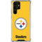 NFL Pittsburgh Steelers - Alternate Distressed Galaxy S22 Ultra Clear Case