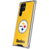 NFL Pittsburgh Steelers - Alternate Distressed Galaxy S22 Ultra Clear Case