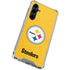 NFL Pittsburgh Steelers - Alternate Distressed Galaxy S23 FE Clear Case