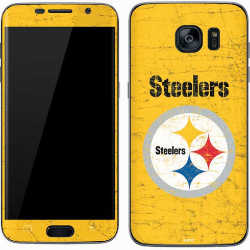 NFL Pittsburgh Steelers - Alternate Distressed Galaxy S7 Skin