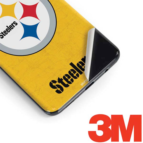 NFL Pittsburgh Steelers - Alternate Distressed Galaxy S9 Plus Skin