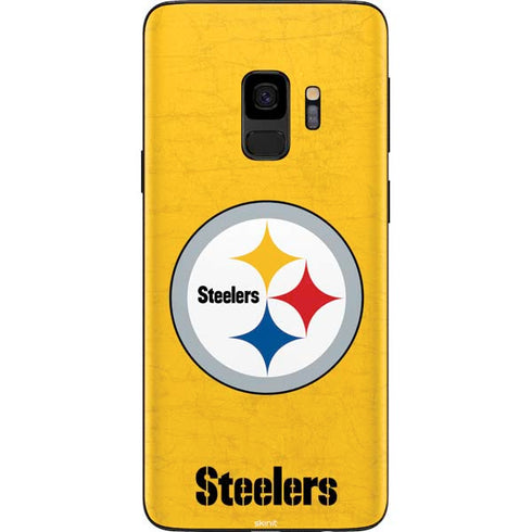 NFL Pittsburgh Steelers - Alternate Distressed Galaxy S9 Skin