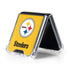 NFL Pittsburgh Steelers - Alternate Distressed Galaxy Z Flip5 5G Clear Case