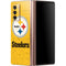 NFL Pittsburgh Steelers - Alternate Distressed Galaxy Z Fold2 5G Skin