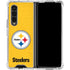 NFL Pittsburgh Steelers - Alternate Distressed Galaxy Z Fold4 5G Clear Case