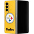 NFL Pittsburgh Steelers - Alternate Distressed Galaxy Z Fold4 5G Skin