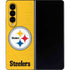 NFL Pittsburgh Steelers - Alternate Distressed Galaxy Z Fold4 5G Skin