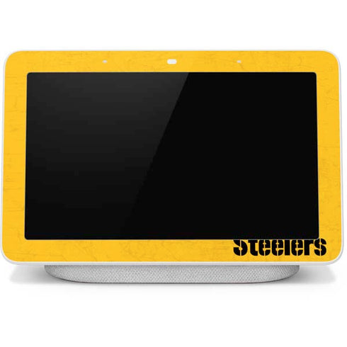 NFL Pittsburgh Steelers - Alternate Distressed Google Home Hub Skin