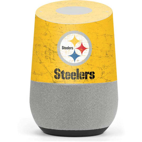 NFL Pittsburgh Steelers - Alternate Distressed Google Home Skin