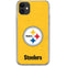 NFL Pittsburgh Steelers - Alternate Distressed iPhone 11 Clear Case