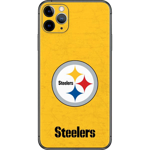 NFL Pittsburgh Steelers - Alternate Distressed iPhone 11 Pro Max Skin