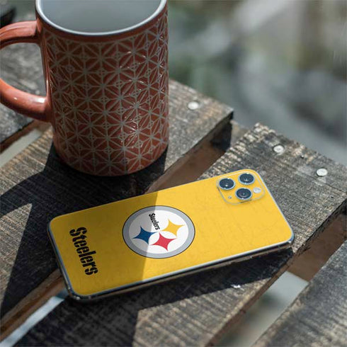 NFL Pittsburgh Steelers - Alternate Distressed iPhone 11 Pro Max Skin
