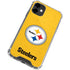 NFL Pittsburgh Steelers - Alternate Distressed iPhone 12 Mini Clear Case