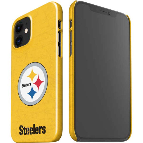 NFL Pittsburgh Steelers - Alternate Distressed iPhone 12 Mini Lite Case