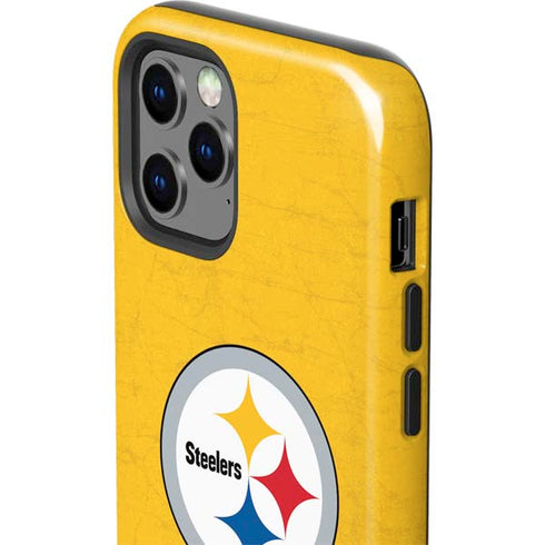 NFL Pittsburgh Steelers - Alternate Distressed iPhone 12 Pro Impact Case