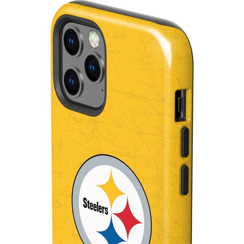 NFL Pittsburgh Steelers - Alternate Distressed iPhone 12 Pro Max Impact Case