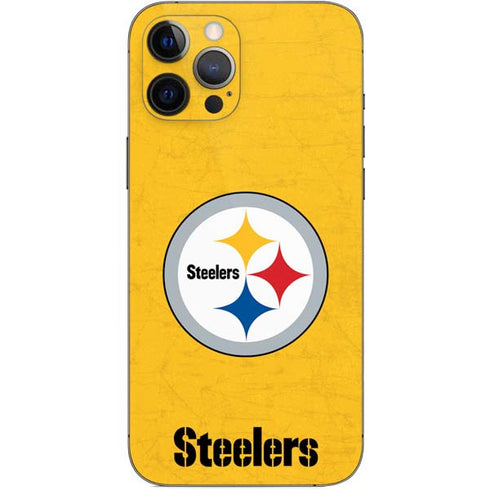 NFL Pittsburgh Steelers - Alternate Distressed iPhone 12 Pro Max Skin