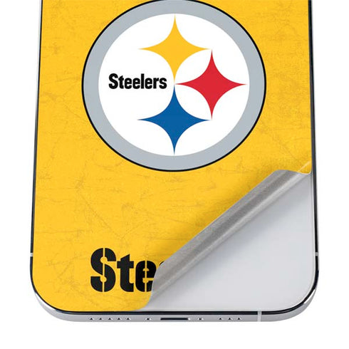 NFL Pittsburgh Steelers - Alternate Distressed iPhone 12 Pro Max Skin
