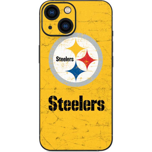 NFL Pittsburgh Steelers - Alternate Distressed iPhone 13 Mini Skin