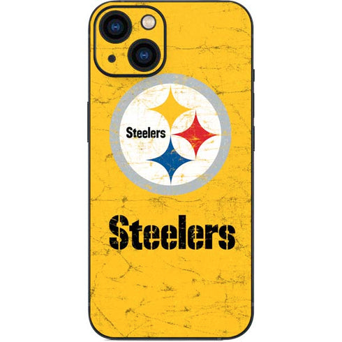 NFL Pittsburgh Steelers - Alternate Distressed iPhone 13 Skin