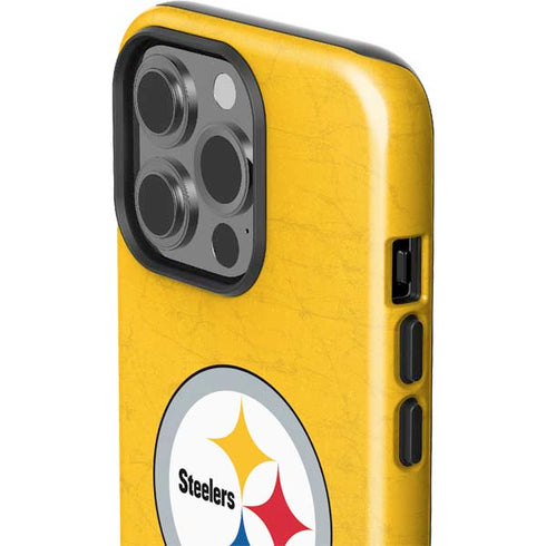 NFL Pittsburgh Steelers - Alternate Distressed iPhone 14 Pro Impact Case