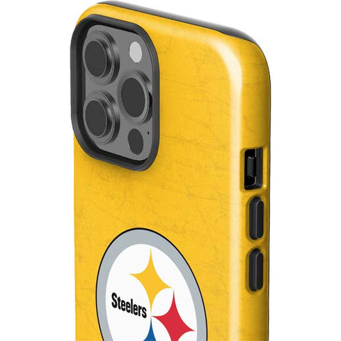NFL Pittsburgh Steelers - Alternate Distressed iPhone 15 Pro Max Impact Case