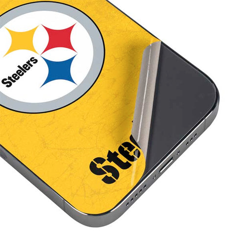 NFL Pittsburgh Steelers - Alternate Distressed iPhone 14 Pro Max Skin