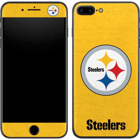 NFL Pittsburgh Steelers - Alternate Distressed iPhone 8 Plus Skin