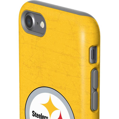 NFL Pittsburgh Steelers - Alternate Distressed iPhone SE (2nd & 3rd Gen) Pro Case