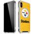 NFL Pittsburgh Steelers - Alternate Distressed iPhone X/XS Clear Case