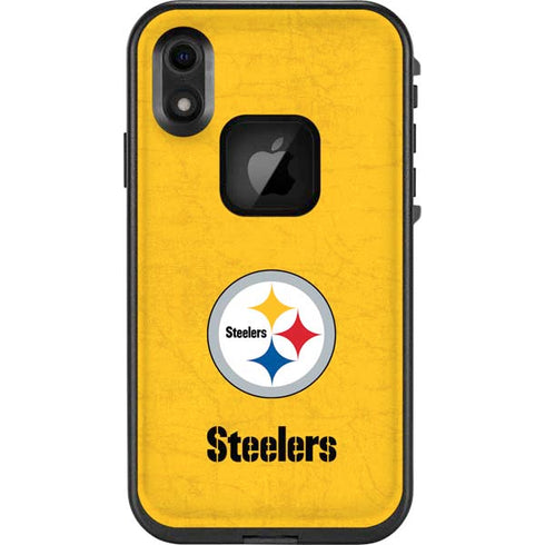 NFL Pittsburgh Steelers - Alternate Distressed LifeProof Fre iPhone Skin