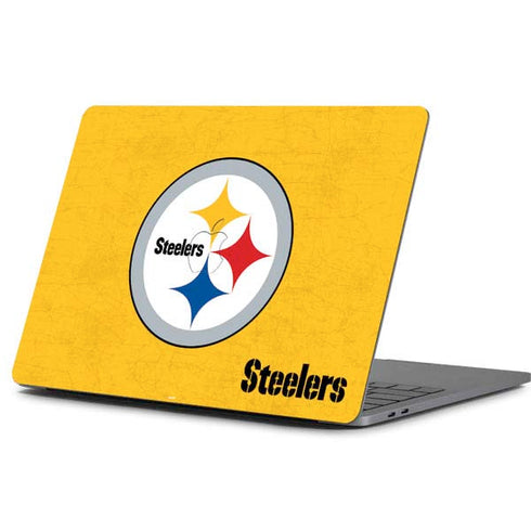 NFL Pittsburgh Steelers - Alternate Distressed Apple MacBook Pro 13-inch Skin