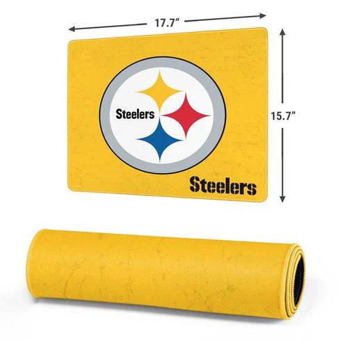 NFL Pittsburgh Steelers - Alternate Distressed Gaming Mouse Pad
