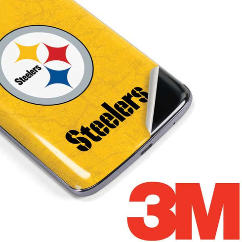 NFL Pittsburgh Steelers - Alternate Distressed Moto E5 Plus Skin