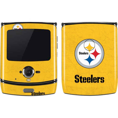 NFL Pittsburgh Steelers - Alternate Distressed Motorola RAZR Skin