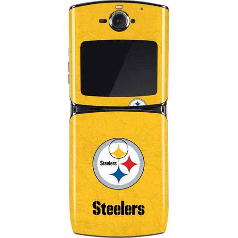NFL Pittsburgh Steelers - Alternate Distressed Motorola RAZR Skin