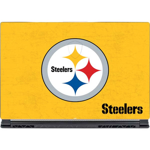 NFL Pittsburgh Steelers - Alternate Distressed MSI GS65 Stealth Laptop Skin