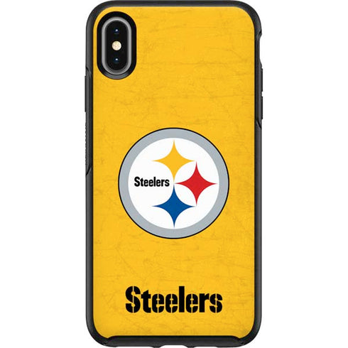 NFL Pittsburgh Steelers - Alternate Distressed Otterbox Symmetry iPhone Skin