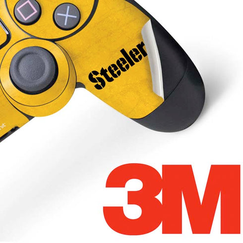 NFL Pittsburgh Steelers - Alternate Distressed PS4 Controller Skin