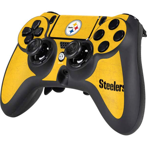 NFL Pittsburgh Steelers - Alternate Distressed PS4/PC SCUF Impact Controller Skin