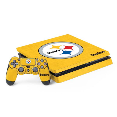 NFL Pittsburgh Steelers - Alternate Distressed PS4 Slim Bundle Skin