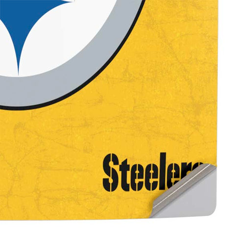 NFL Pittsburgh Steelers - Alternate Distressed PS5 Console Skin