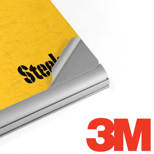 NFL Pittsburgh Steelers - Alternate Distressed Surface Book 2 15in Skin