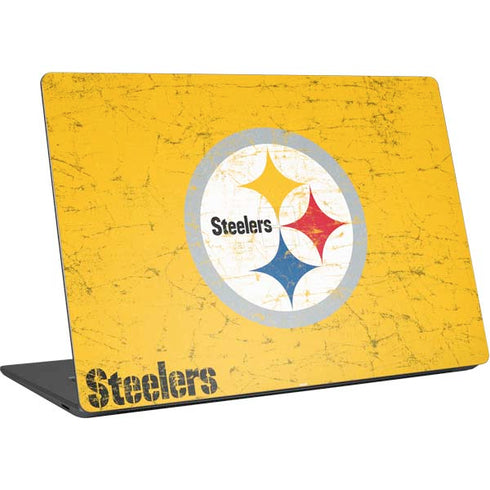 NFL Pittsburgh Steelers - Alternate Distressed Surface Laptop 4 15in Skin