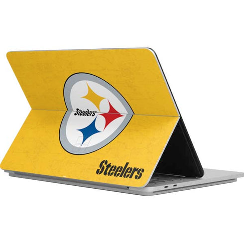NFL Pittsburgh Steelers - Alternate Distressed Surface Laptop Studio Skin
